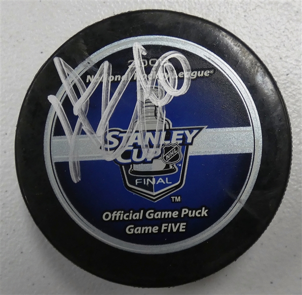 Henrik Zetterberg Autographed 2008 Stanley Cup Puck
