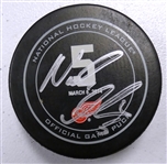Nicklas Lidstrom Autographed Retirement Puck