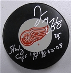 Darren McCarty Autographed Red Wings Puck