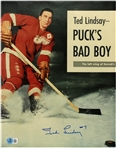 Ted Lindsay Autographed 11x14