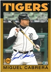 Miguel Cabrera 1/1 Topps 10x14 Autographed Card