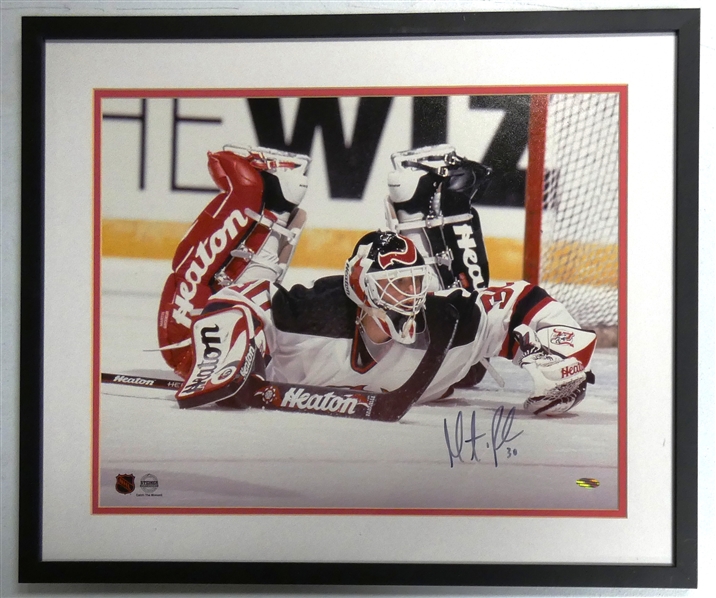 Martin Brodeur Autographed Framed 16x20