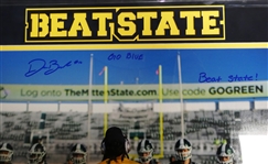 Devin Bush Autographed Framed 16x20