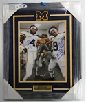 Nico Collins & Donovan Peoples-Jones Autographed Framed 11x14