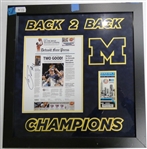 Moritz Wagner Autographed Framed Display (Pick up only)