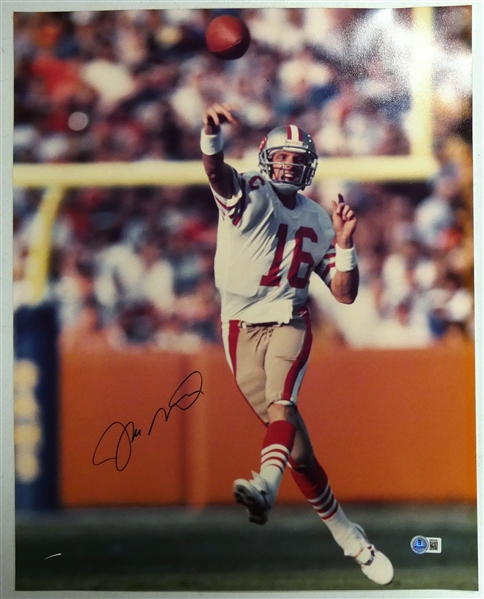 Joe Montana Autographed 16x20