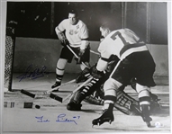 Sid Abel & Ted Lindsay Autographed 16x20