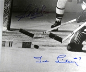 Sid Abel & Ted Lindsay Autographed 16x20