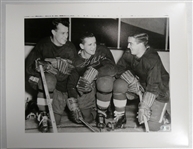 Sid Abel Autographed Production Line 16x20