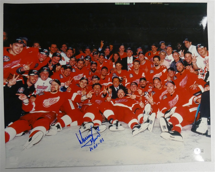 Slava Fetisov Autographed 16x20 1998 Cup