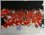 Slava Fetisov Autographed 16x20 1998 Cup