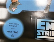 Star Wars Lithograph Signed by Matt Busch