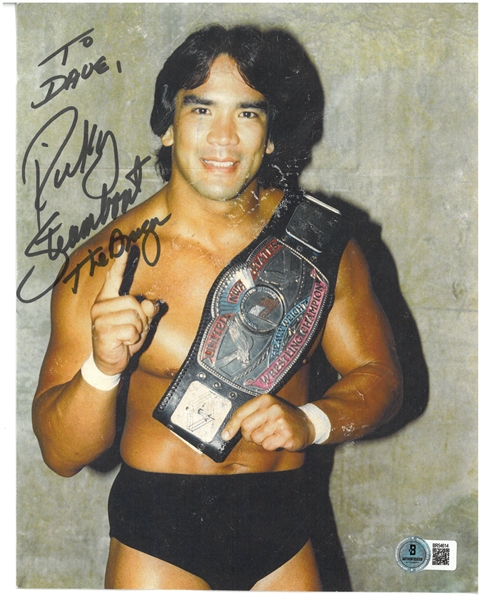 Ricky "The Dragon" Steamboat Autographed 8x10