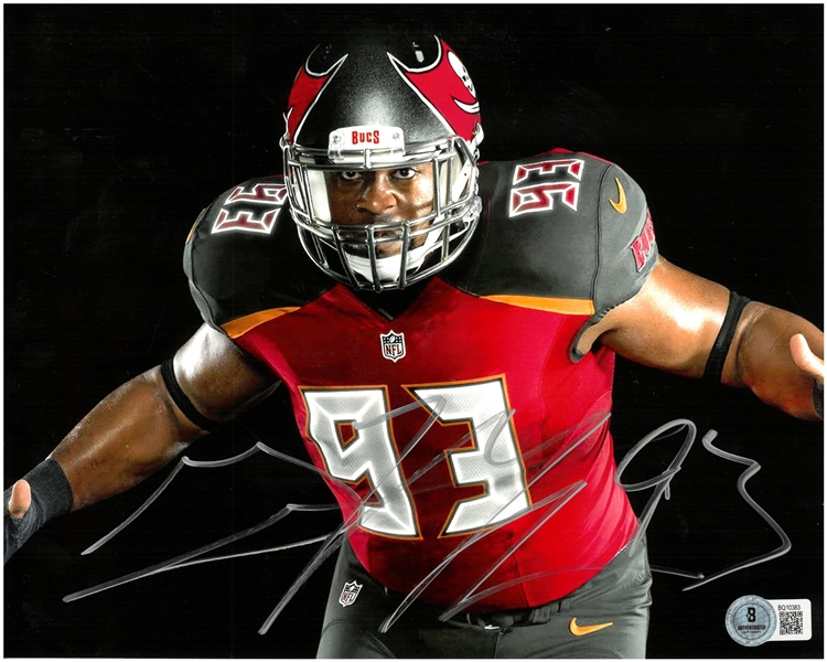 Gerald McCoy Autographed 8x10