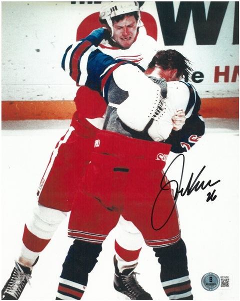 Joe Kocur Autographed 8x10