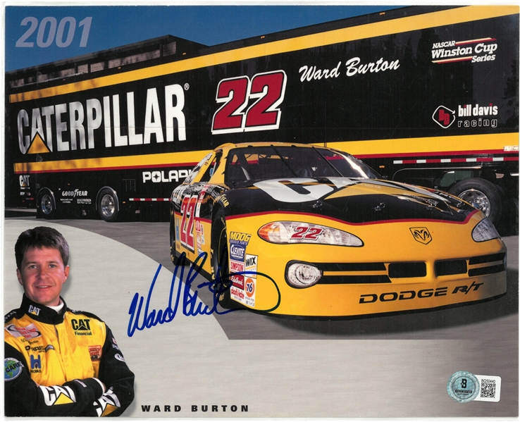 Ward Burton Autographed 8x10