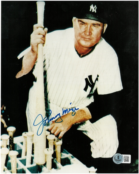 Johnny Mize Autographed 8x10