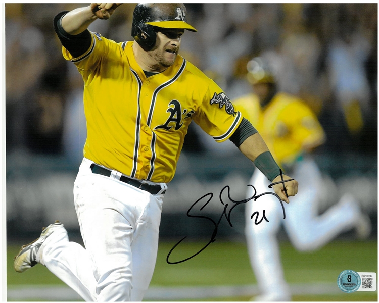 Stephen Vogt Autographed 8x10