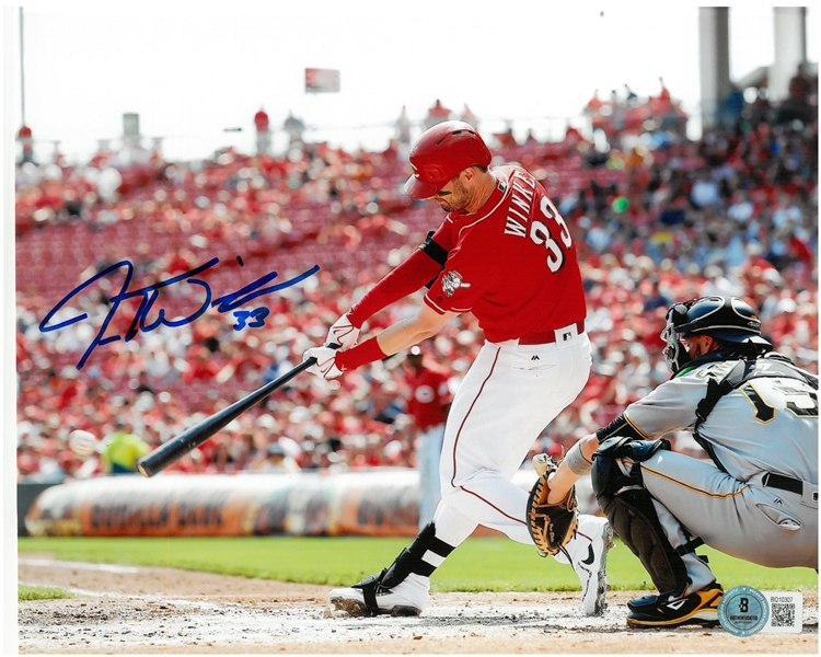 Jesse Winker Autographed 8x10