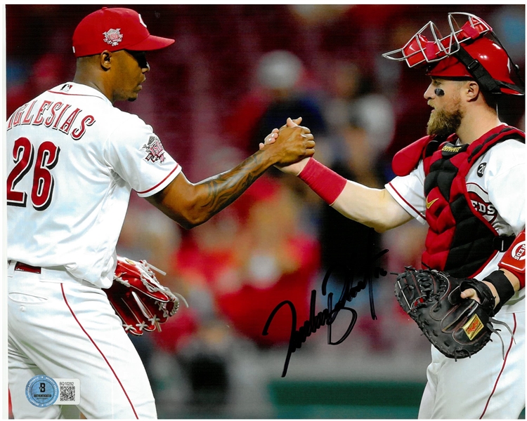 Tucker Barnhart Autographed 8x10