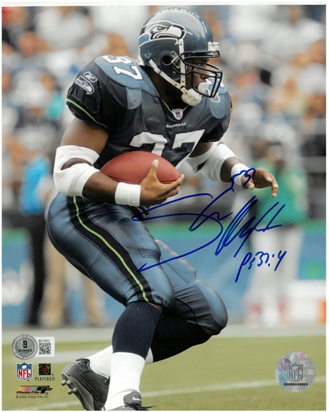Shaun Alexander Autographed 8x10