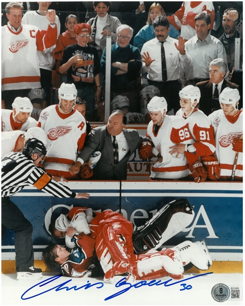 Chris Osgood Autographed 8x10