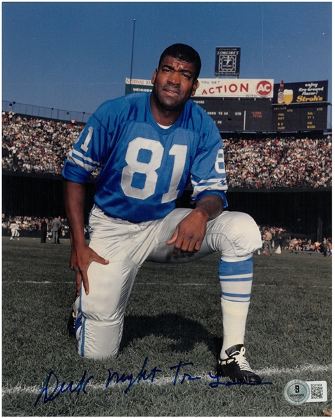 Dick "Night Train" Lane Autographed 8x10