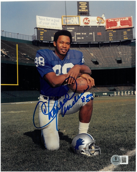 Charlie Sanders Autographed 8x10