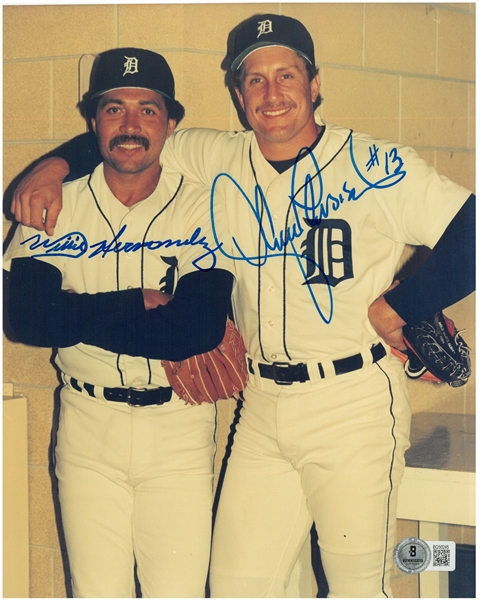 Willie Hernandez & Lance Parrish Autographed 8x10