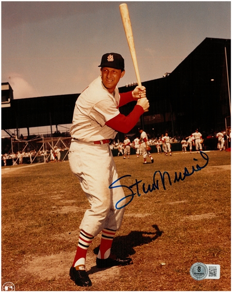 Stan Musial Autographed 8x10