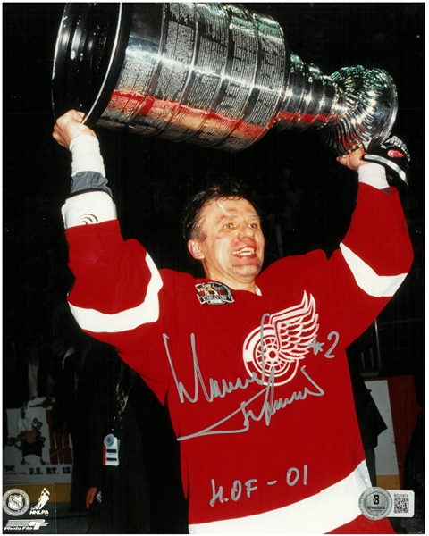 Slava Fetisov Autographed 8x10