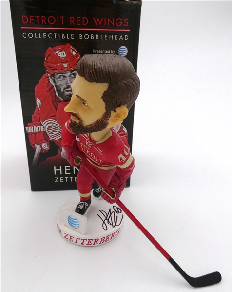 Henrik Zetterberg Autographed SGA Bobblehead