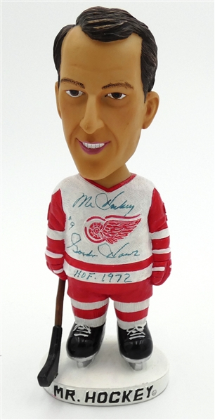 Gordie Howe Autographed Bobblehead