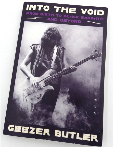 Geezer Butler Autographed "Into The Void"