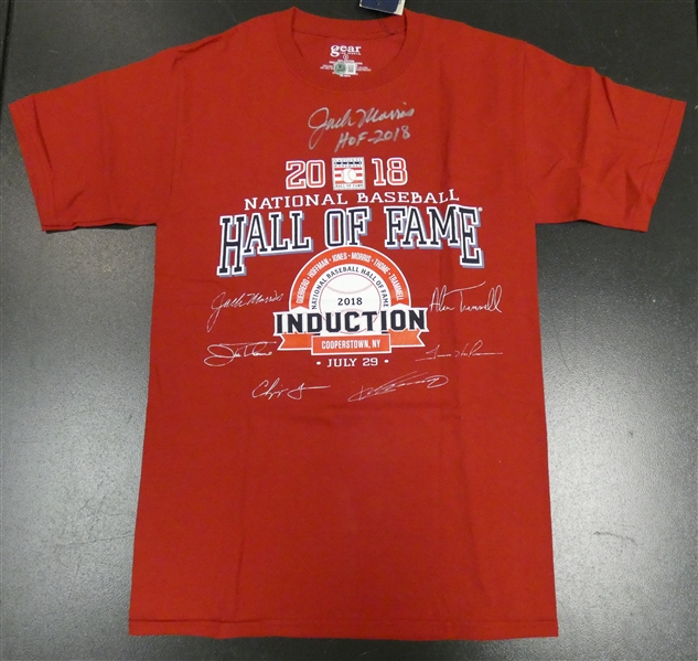 Jack Morris Autographed HOF T-Shirt