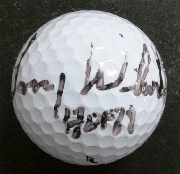 Larry Wilson Autographed Golf Ball