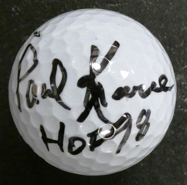 Paul Krause Autographed Golf Ball