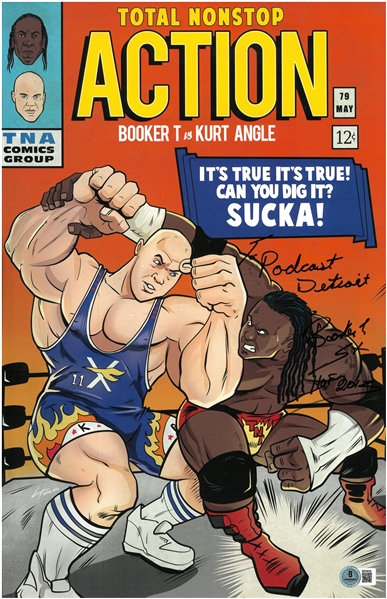 Booker T Autographed 11x17