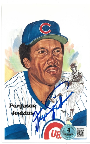 Fergie Jenkins Autographed Perez-Steele
