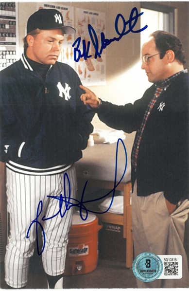 Jason Alexander & Buck Showalter Autographed 4x6 Photo