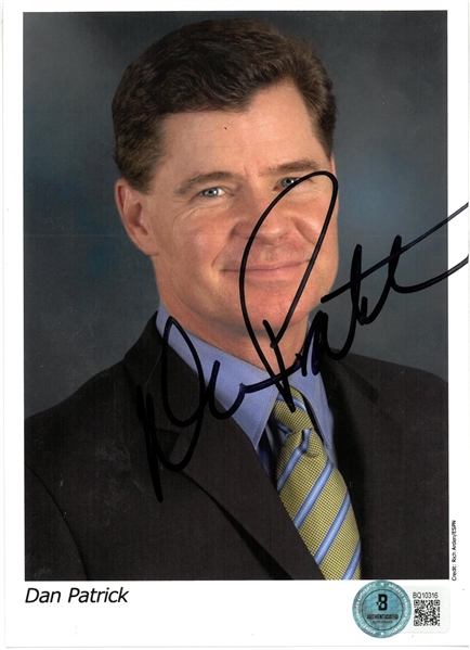 Dan Patrick Autographed 5x7 Photo