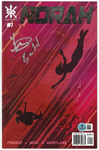 Kasey Pierce & Sean Seal Autographed Comic Book
