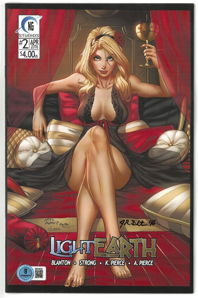 J.R. Blanton Autographed Comic Book