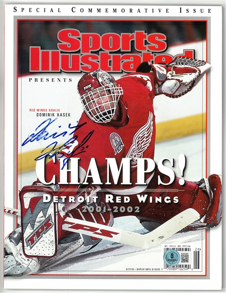 Dominik Hasek Autographed Sports Illustrated