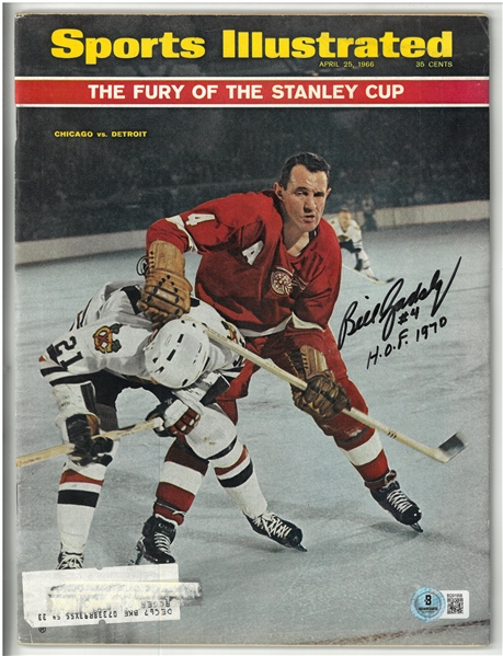 Bill Gadsby Autographed Sports Illustrated