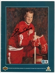 Gordie Howe Autographed 65th Birthday Program