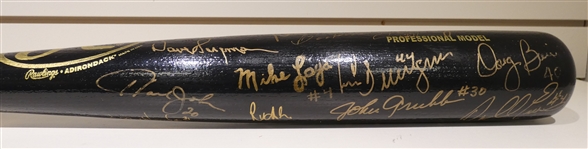1984 Detroit Tigers Team Signed Bat (22 Autos)