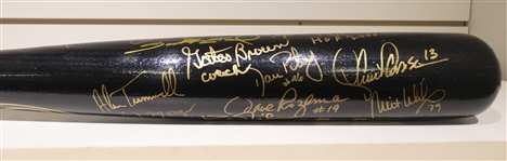 1984 Detroit Tigers Team Signed Bat (22 Autos)