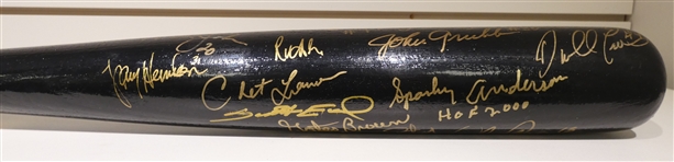 1984 Detroit Tigers Team Signed Bat (22 Autos)