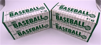 1983 Fleer Vending Boxes Lot of 4 #1,2,3,4